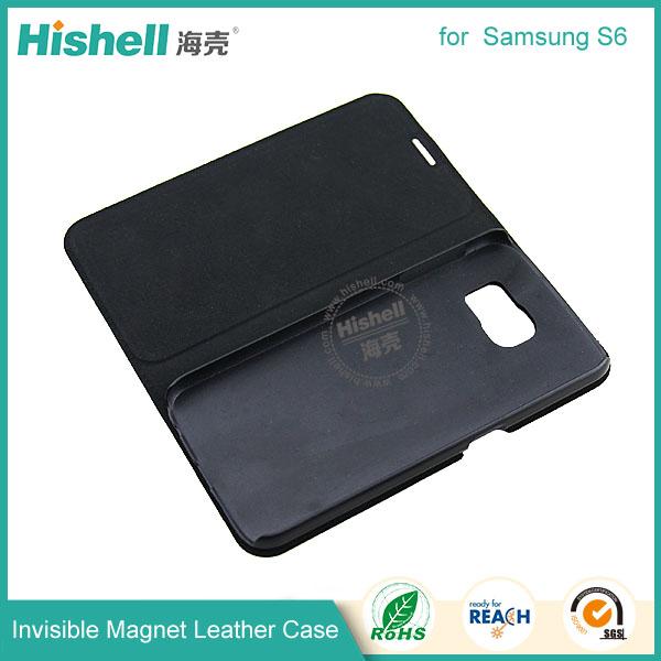 Invisible Magnet Leather Case for samsung s6-6.jpg