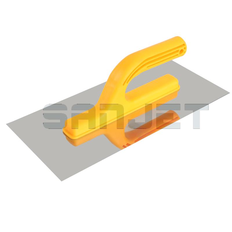 SANJET 280mm Stainless Steel Finishing Trowel with Plastic Handle 1 logo.jpg