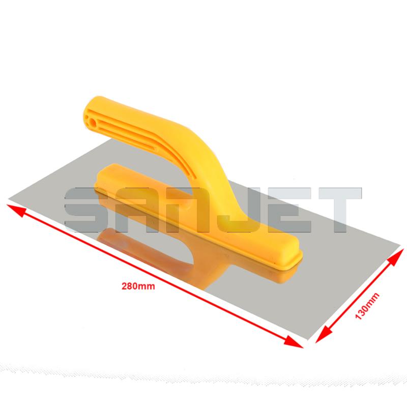 SANJET 280mm Stainless Steel Finishing Trowel with Plastic Handle 2 logo.jpg