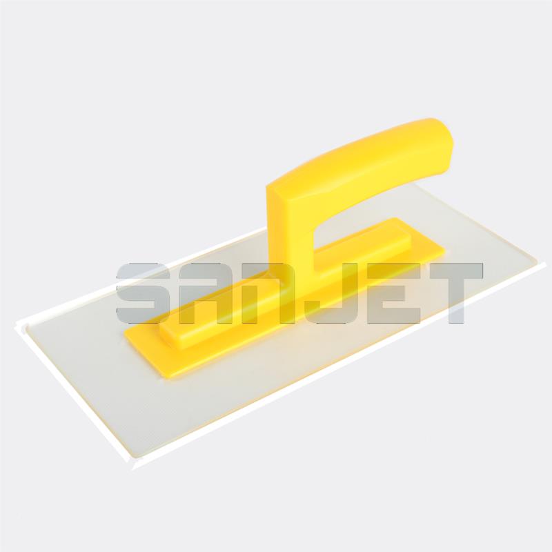 SANJET Transparent Plastic Plastering Trowel with Plastic Handle 1 logo.jpg