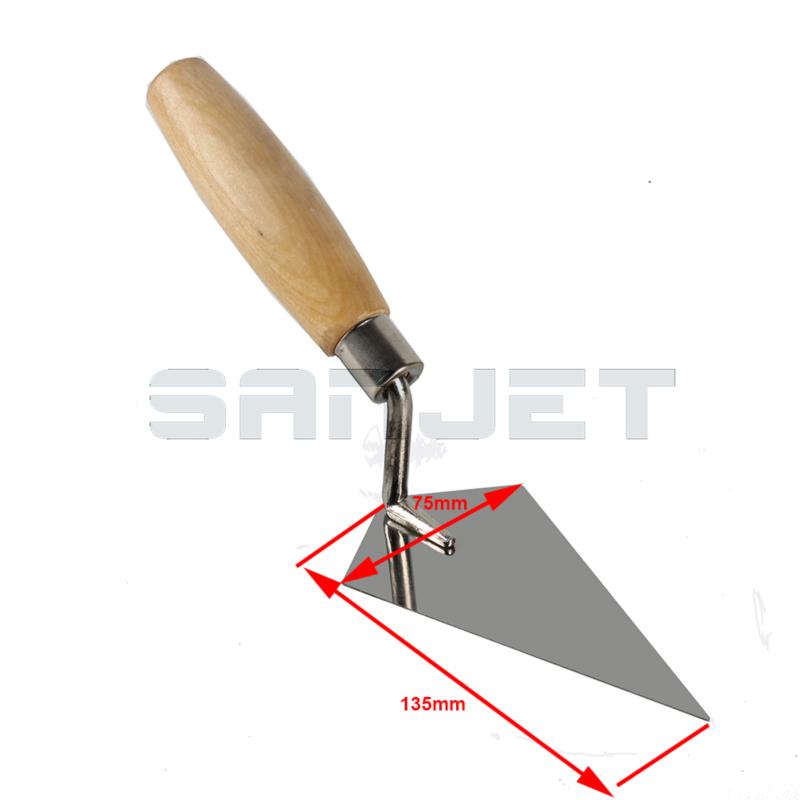 SANJET 135mm Stainless Steel Pointing Trowel with Wooden Handle 2 logo.jpg