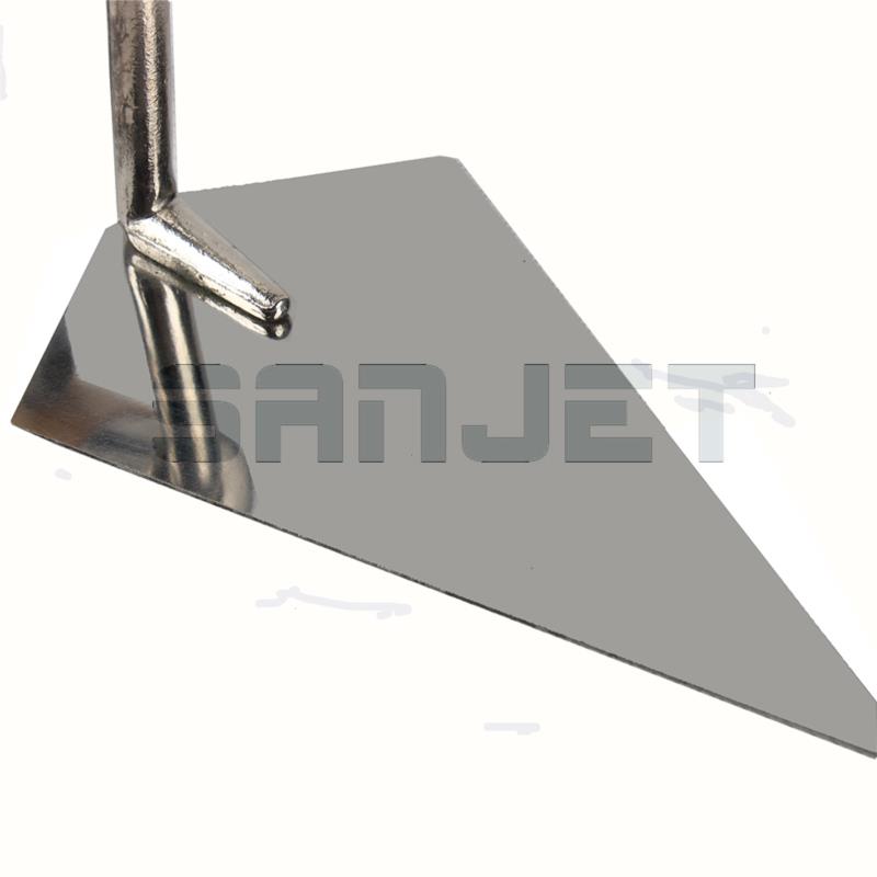 SANJET 135mm Stainless Steel Pointing Trowel with Wooden Handle 4 logo.jpg