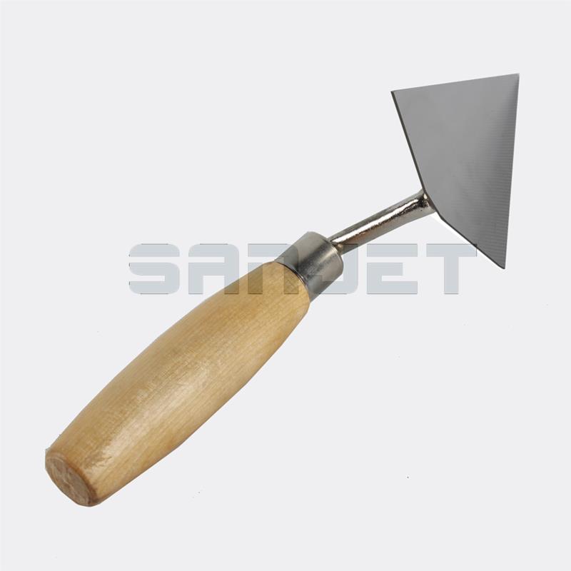 SANJET 135mm Stainless Steel Pointing Trowel with Wooden Handle 5 logo.jpg