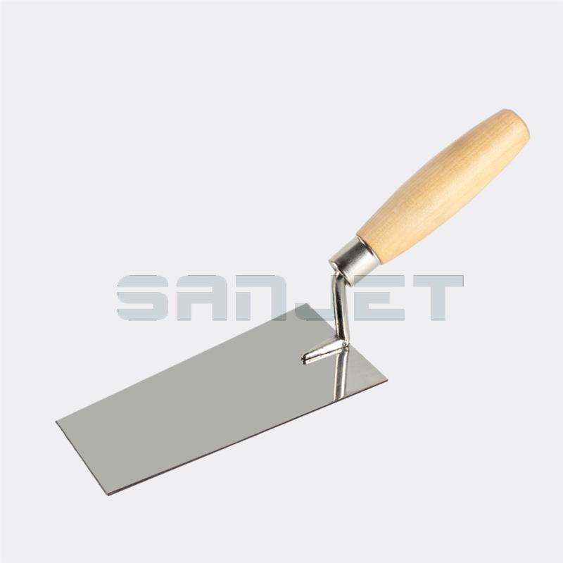 SANJET Stainless Steel Bucket Trowel with Wooden Handle 1 logo.jpg