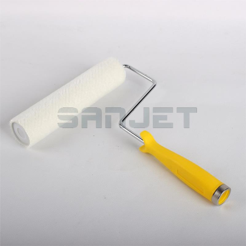 SANJET 9inch Soft Spiked Paint Roller with Zinc-plated Plastic Handle 1 logo.jpg