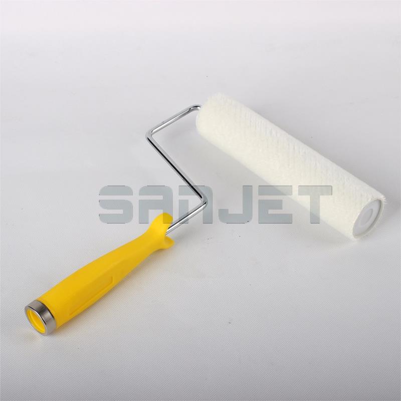 SANJET 9inch Soft Spiked Paint Roller with Zinc-plated Plastic Handle 2 logo.jpg
