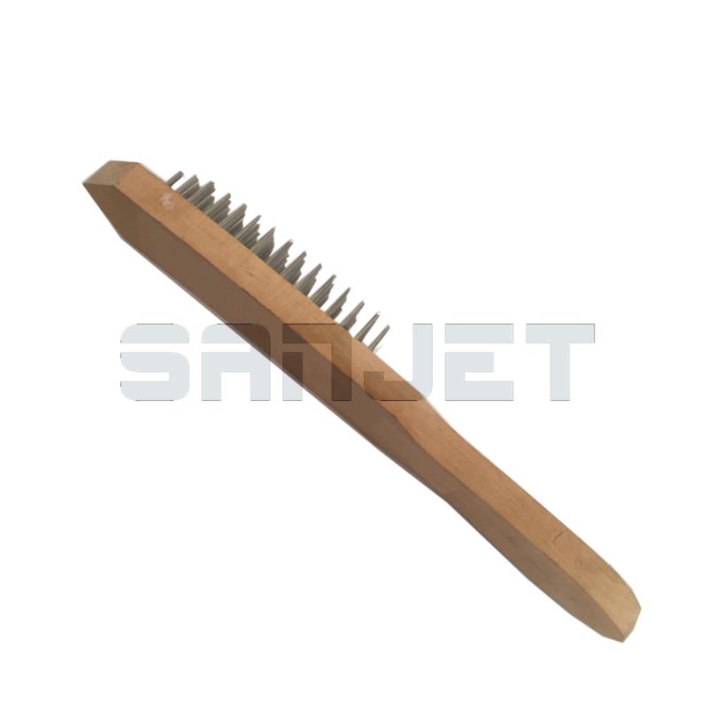 SANJET Zinc-plated Steel Wire Brush with Wooden Handle 1 logo.jpg