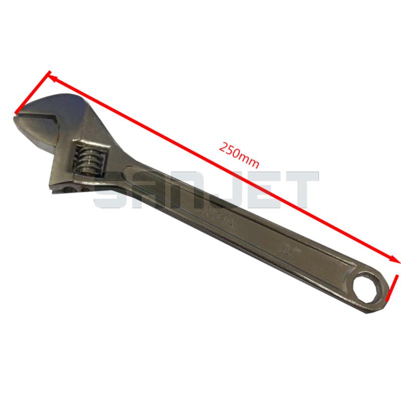 SANJET 250mm Chrome-plated Adjustable Wrench Spanner 2 logo.jpg